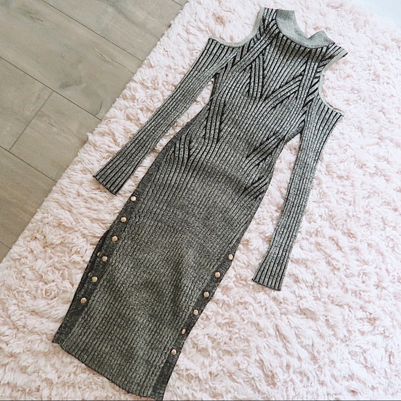 Ribbed Mock Dress Bodycon Dress - Picture 4 of 7